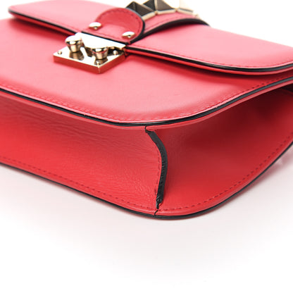 Valentino Garavani Vitello Small Glam Lock Rockstud Flap Red 7 of 8