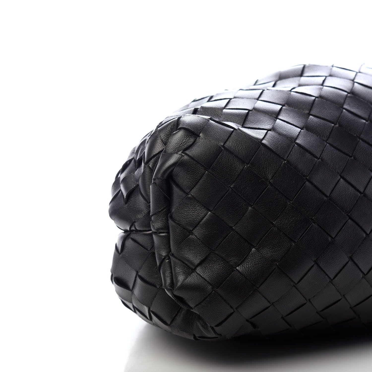 Bottega Veneta Nappa Maxi Intreccio The Pouch Oversized Clutch Black 7 of 8