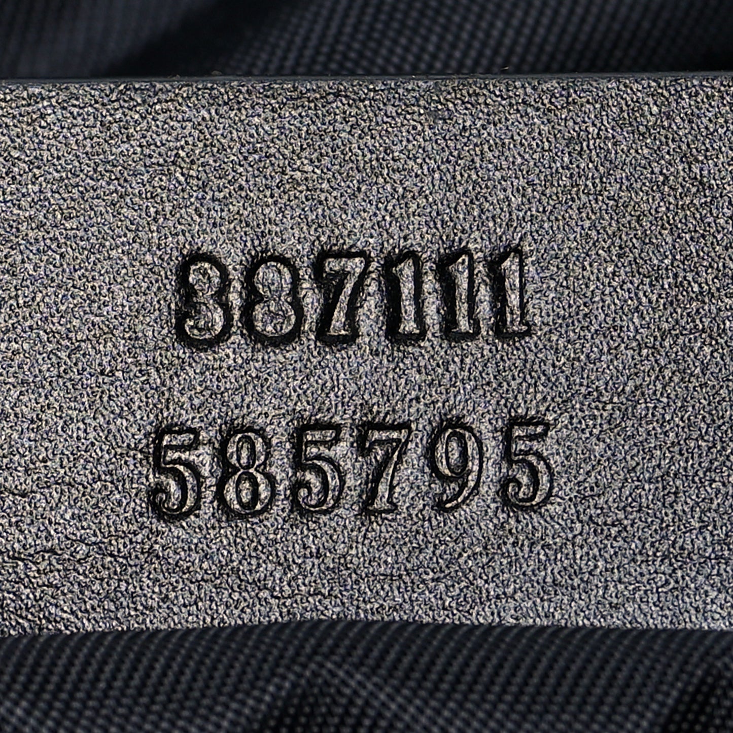 GG Supreme Monogram Web Messenger Bag Black