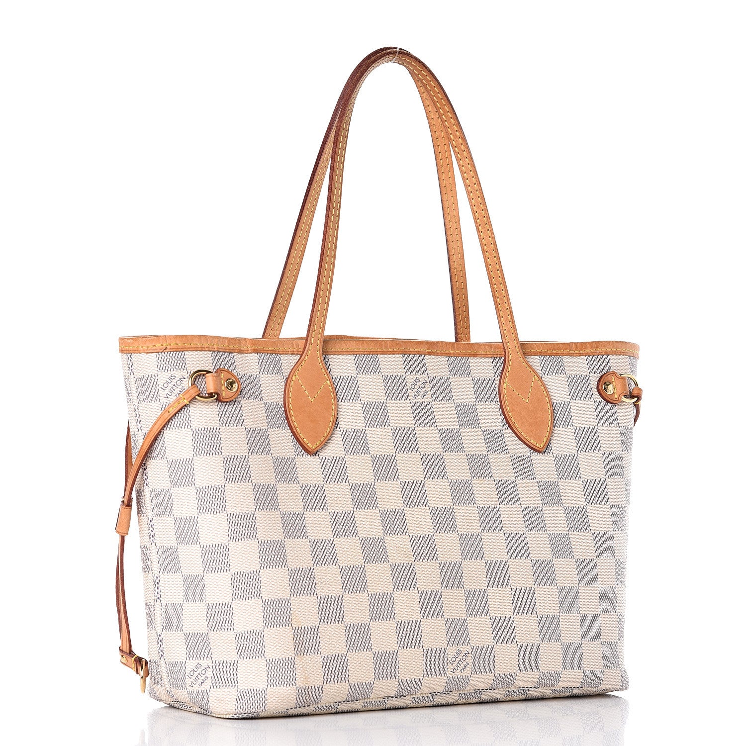 Louis Vuitton Damier Azur Neverfull PM 3 of 27