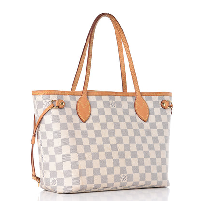 Louis Vuitton Damier Azur Neverfull PM 3 of 27