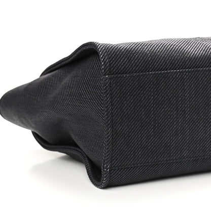 Chanel Mixed Fibers Calfskin Medium Deauville Tote Black 8 of 9