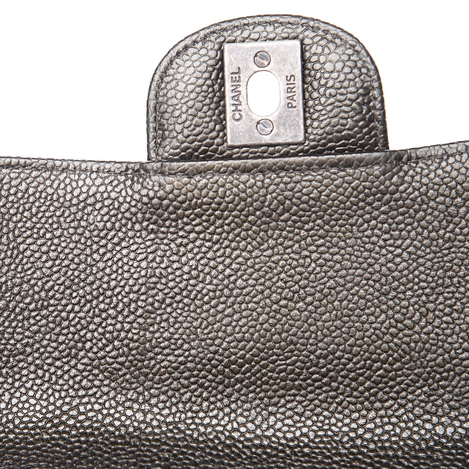 Chanel Caviar Quilted Mini Square Flap Dark Charcoal 8 of 11