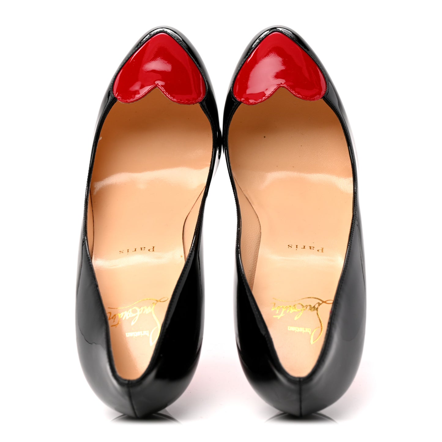 Patent Doracora 100 Pumps 39.5 Black Red