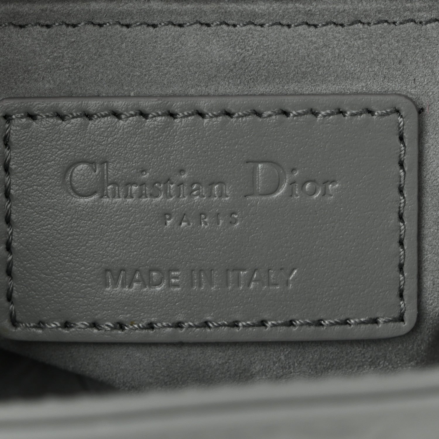 Christian Dior Calfskin Cannage Diamond Small My ABCDior Lady Dior