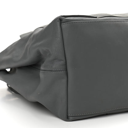 Balenciaga Calfskin Cabas M Shoulder Bag Gris Fossile 10 of 12