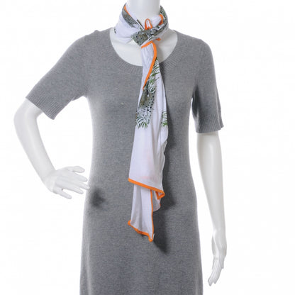 Hermes Cotton Guepards T-Shirt Scarf Blanc 6 of 7