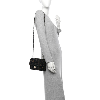 Chanel Sequin CC Small Single Flap Black Multicolor 2 of 10
