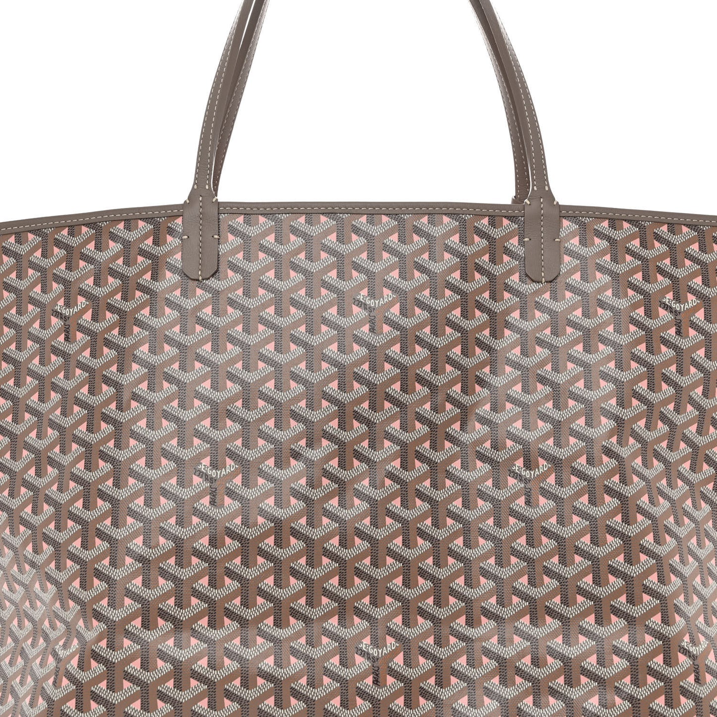 Goyardine Saint Louis Claire Voie GM Grege Powder Pink