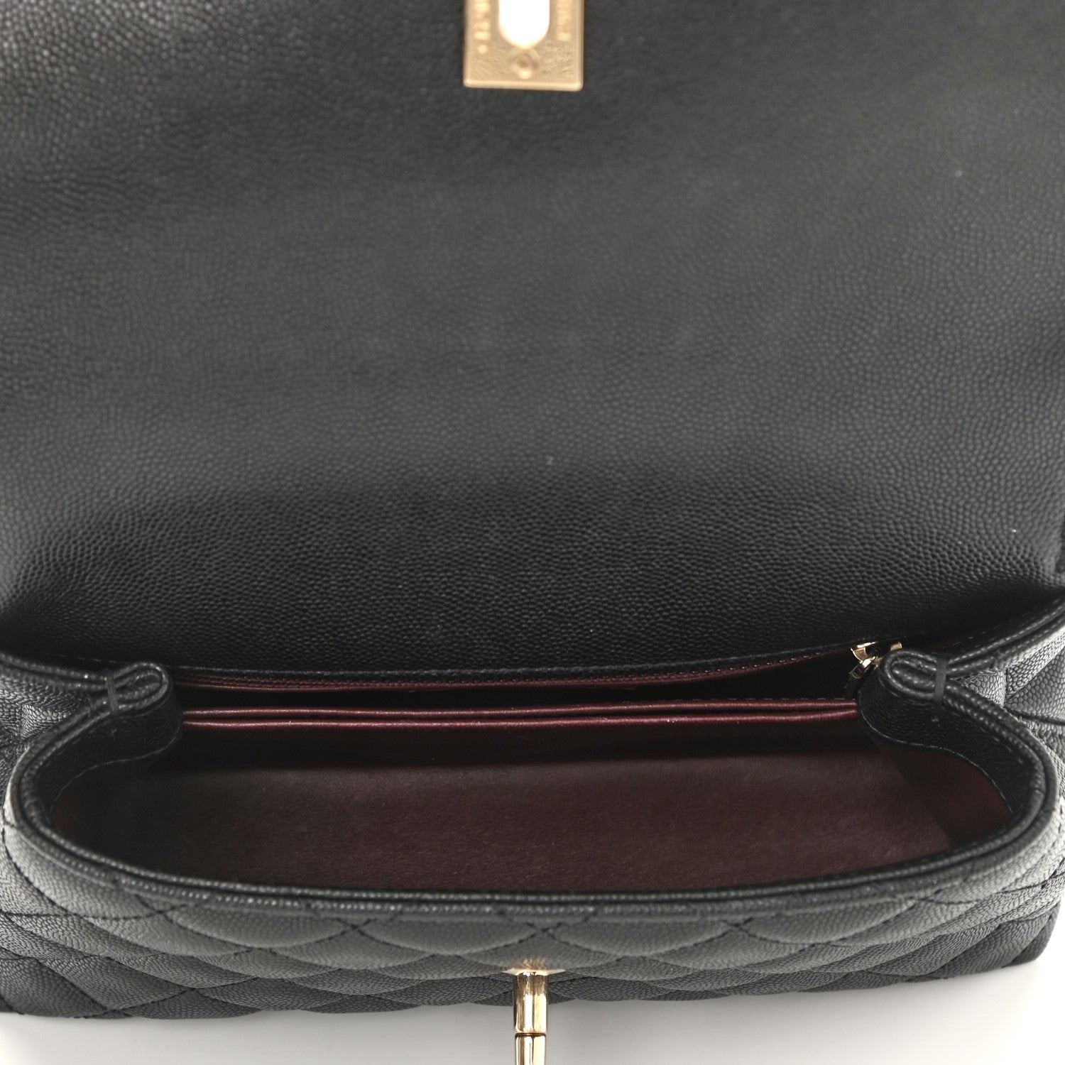 Chanel Caviar Quilted Mini Coco Handle Flap Black 5 of 10