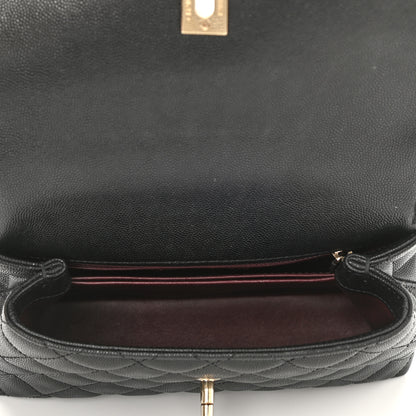 Chanel Caviar Quilted Mini Coco Handle Flap Black 5 of 10