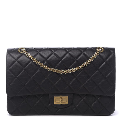 Chanel Aged Calfskin Quilted 2.55 Reissue 227 Flap Black 1 of 11