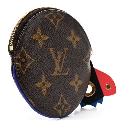 Louis Vuitton Monogram Totem Round Coin Purse Magenta 3 of 8
