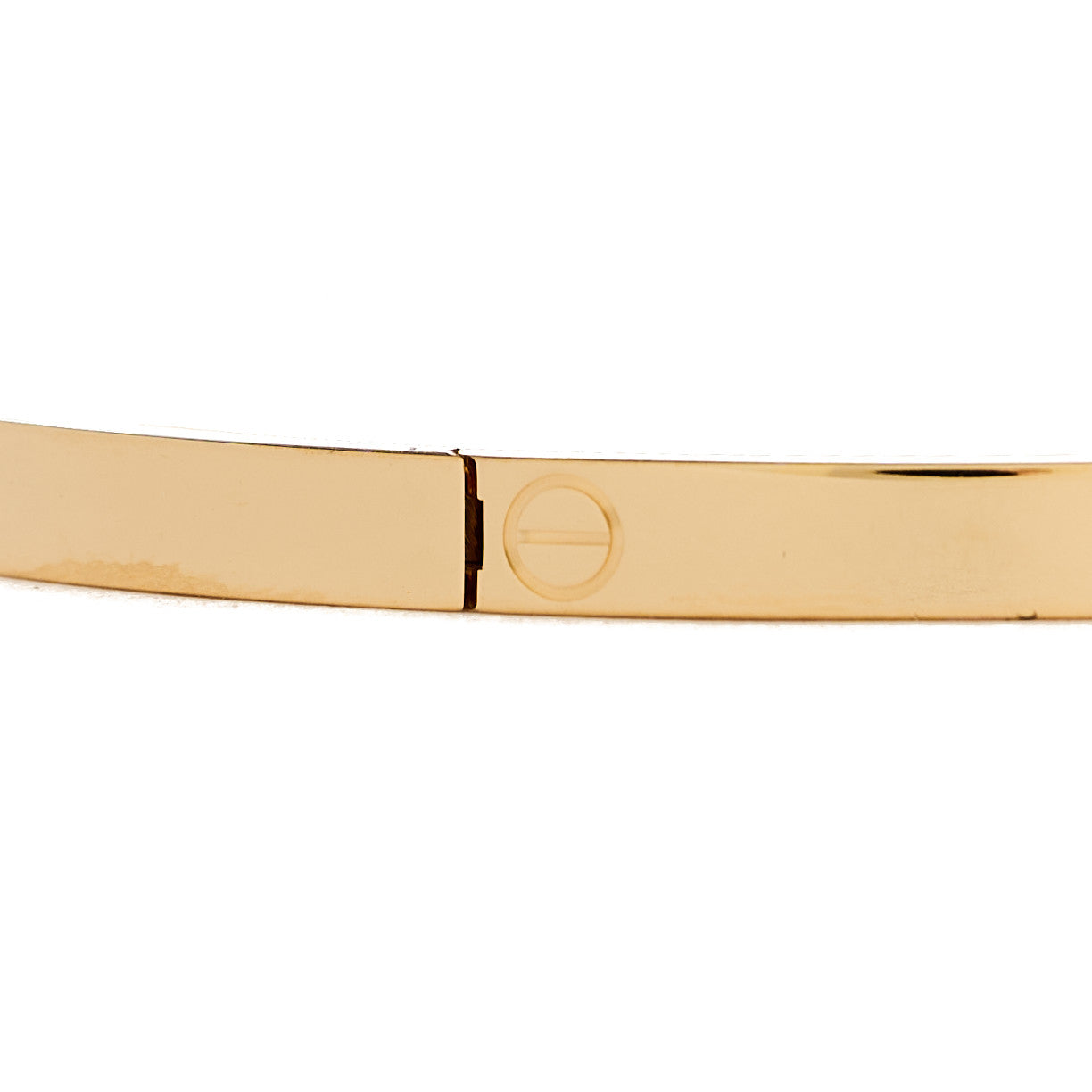18K Yellow Gold Small LOVE Bracelet 20