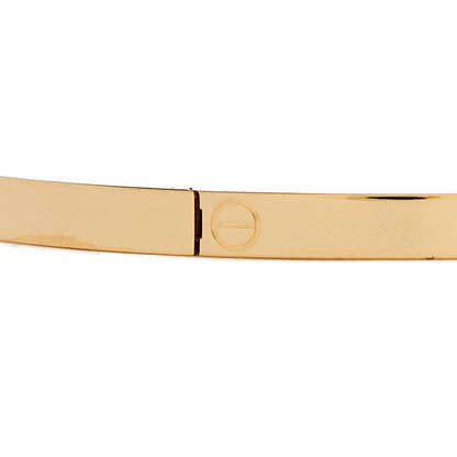 Cartier 18K Yellow Gold Small LOVE Bracelet 20 4 of 9