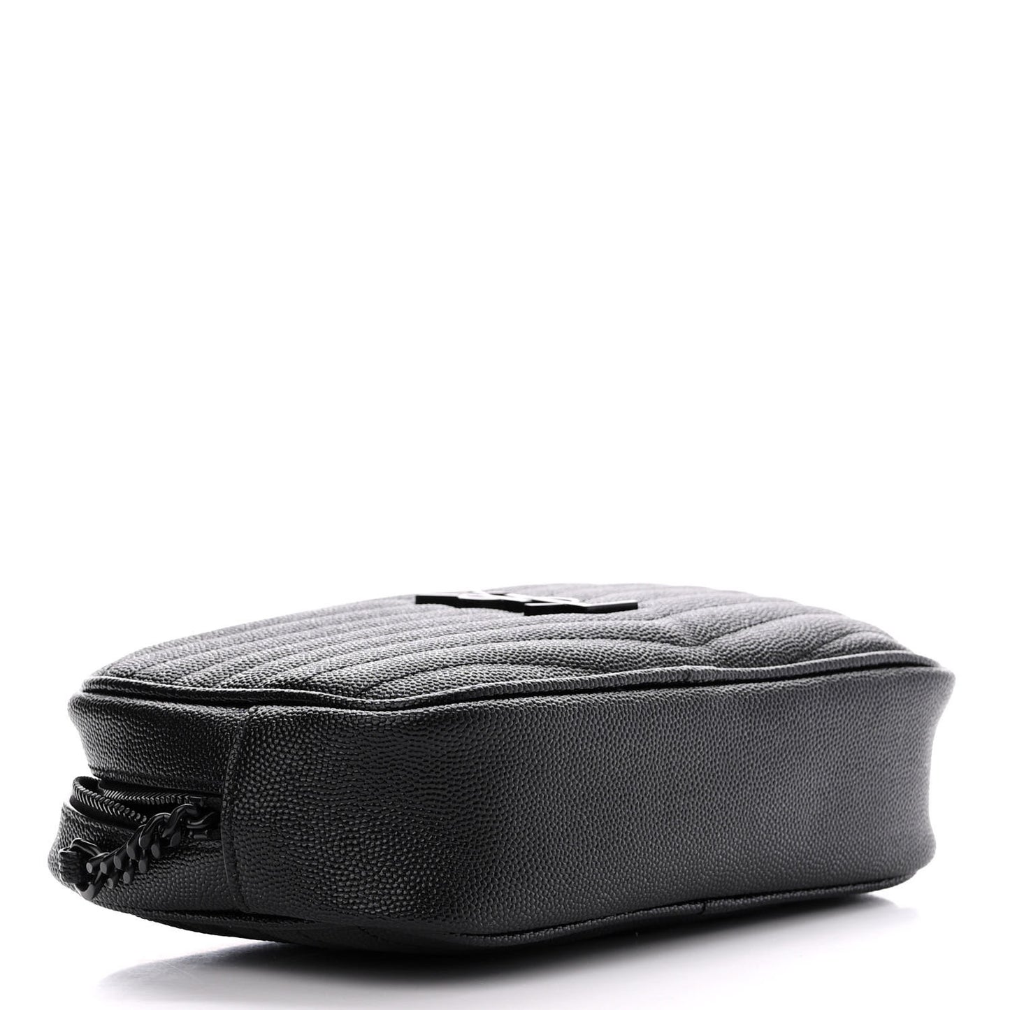 Grain De Poudre Matelasse Monochrome Monogram Mini Lou Camera Bag Black
