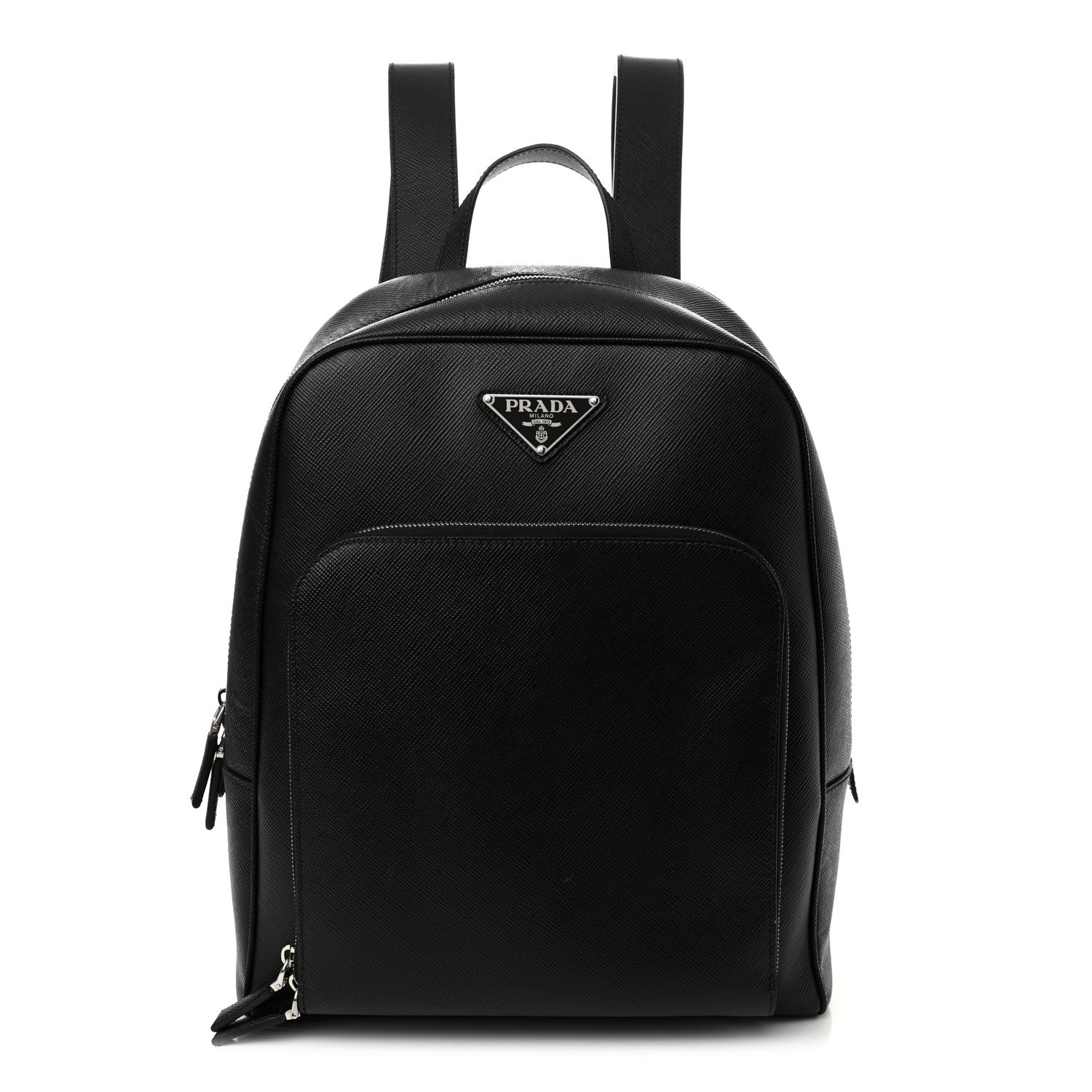 Prada Saffiano Backpack Black 1 of 12