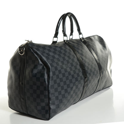 Louis Vuitton Damier Graphite Keepall Bandouliere 55 4 of 14