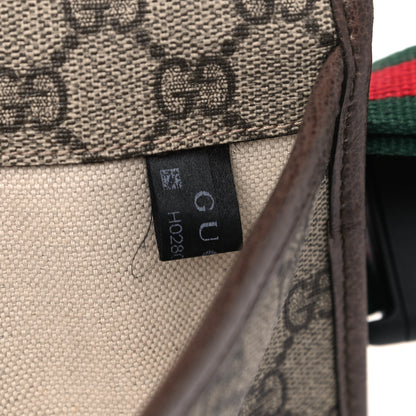 Gucci GG Supreme Monogram Neo Vintage Web Belt Bag Brown 7 of 10