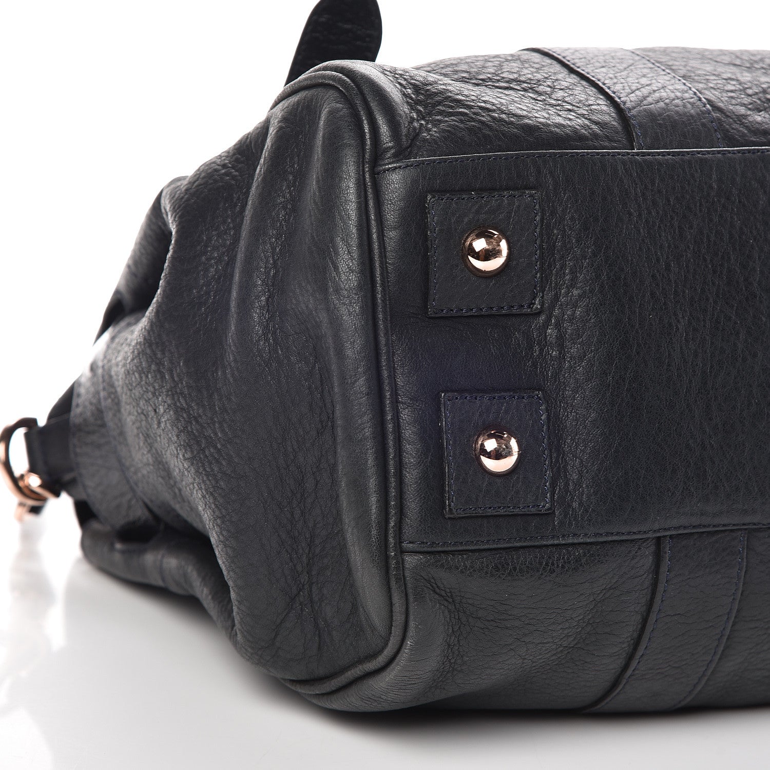 Mulberry Goatskin Heritage Bayswater Satchel Nightshade Blue 9 of 11