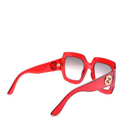 Gucci Square Web Frame GG0178S Sunglasses Red 4 of 8