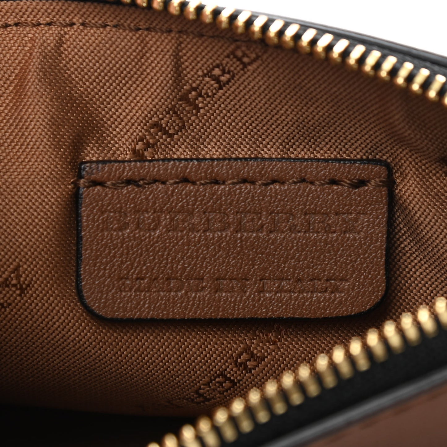 Haymarket Check Zip Pouch Tan