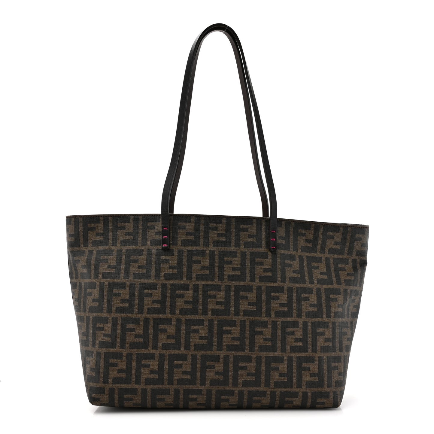 Zucca Spalmati Small Roll Tote Tobacco Fuxia