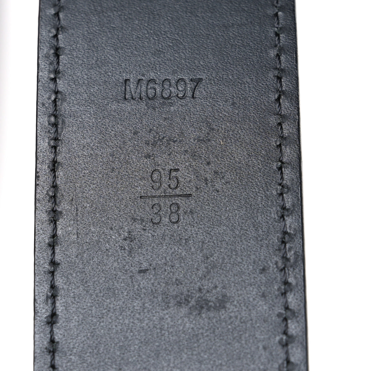 Louis Vuitton Taiga 35mm LV Initiales Belt 95 38 Black 6 of 7