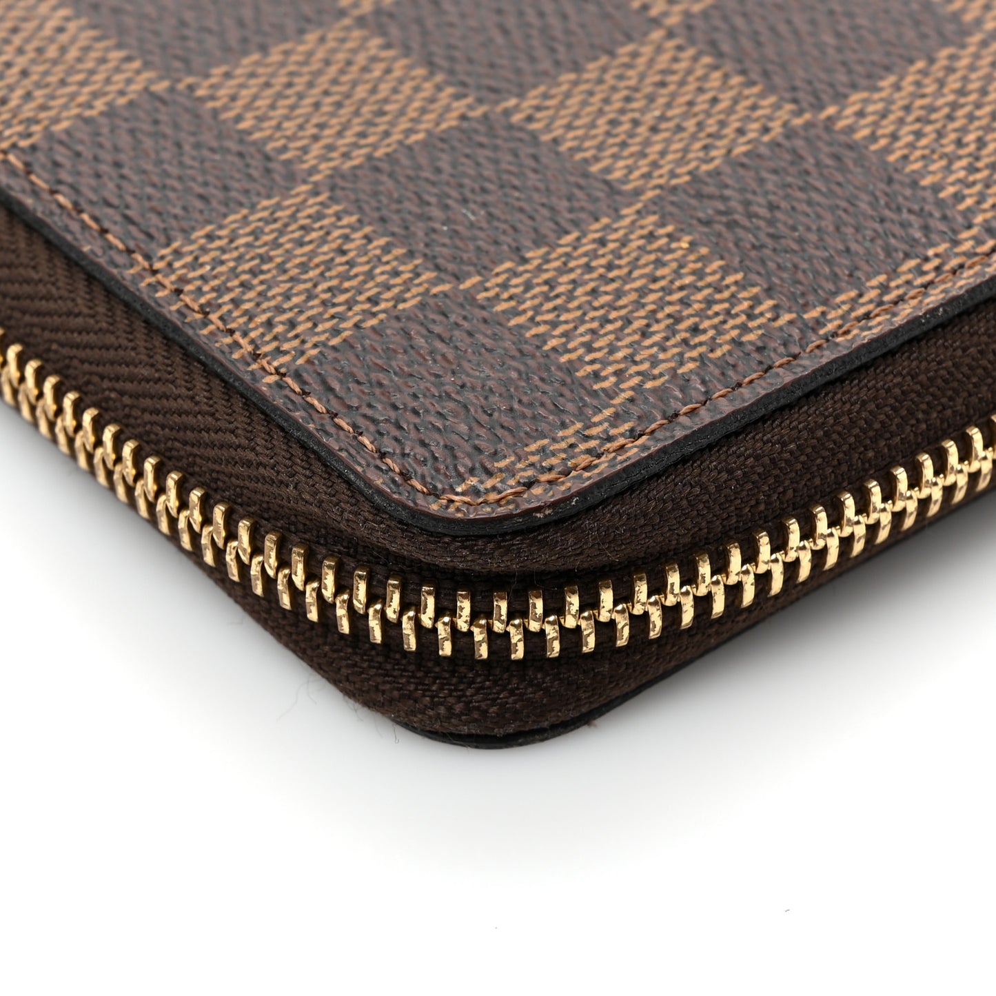 Damier Ebene Clemence Wallet Cherry