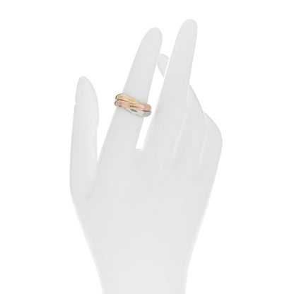 Cartier 18K Pink Yellow White Gold Classic Trinity Ring 50 5.25 2 of 6