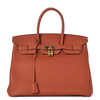 Hermes Togo Birkin 35 Cuivre 1 of 26