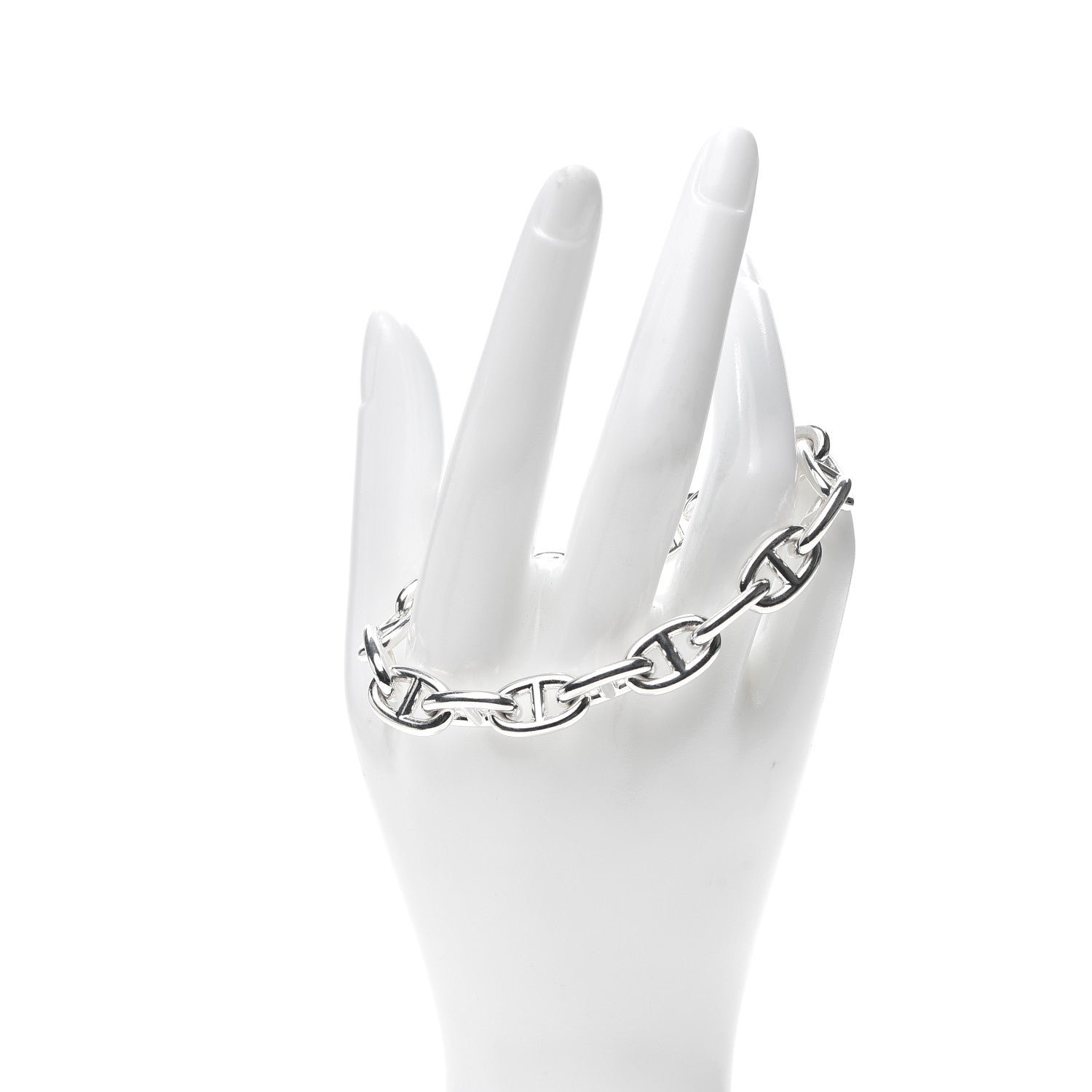 Hermes Sterling Silver MM Chaine d'Ancre Bracelet 2 of 5