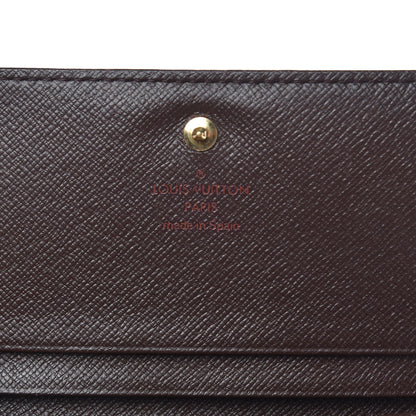 Louis Vuitton Damier Ebene Porte-Monnaie Tresor Wallet 6 of 9