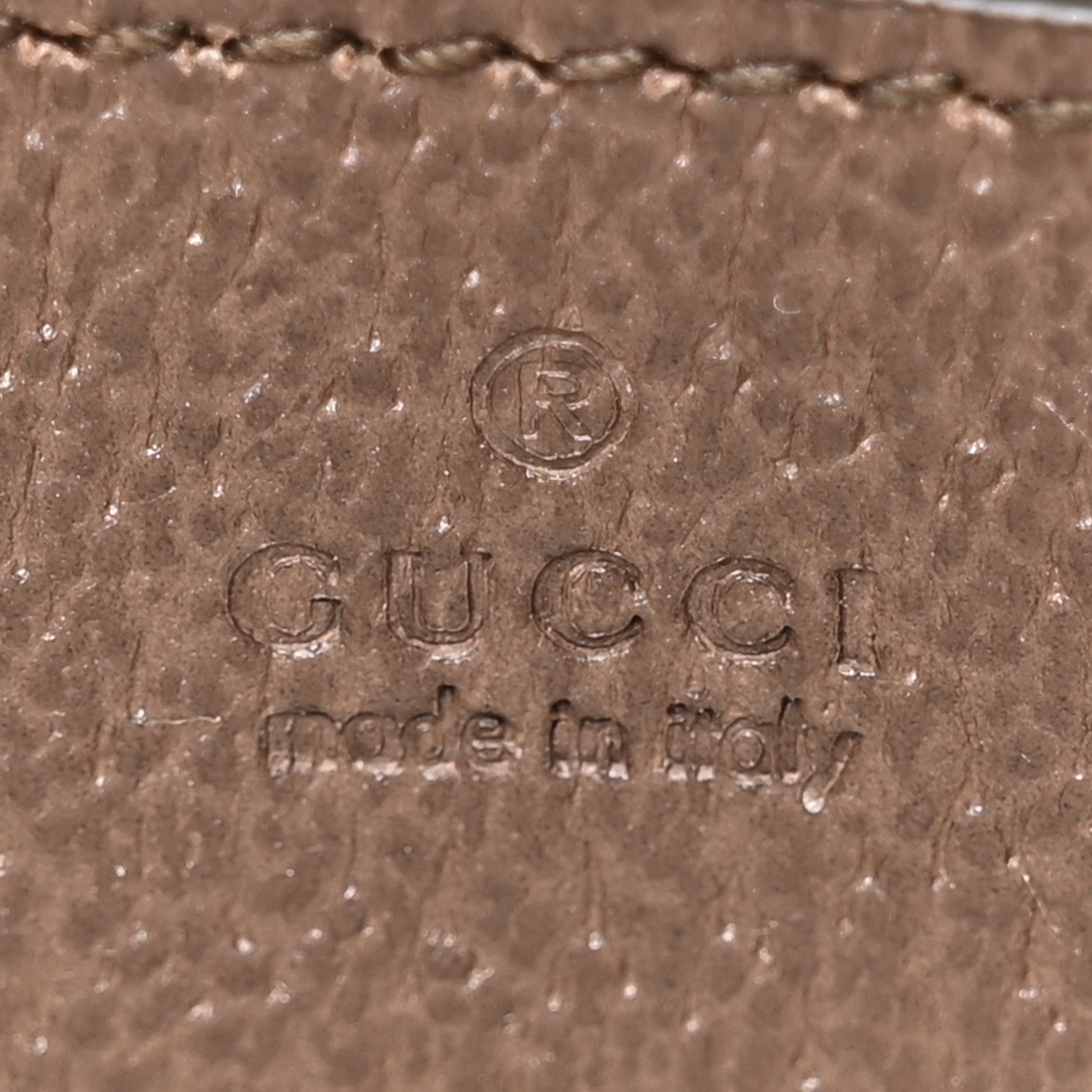 Gucci GG Supreme Monogram Textured Dollar Calfskin Mini Ophidia Chain Bag Beige Ebony 6 of 11