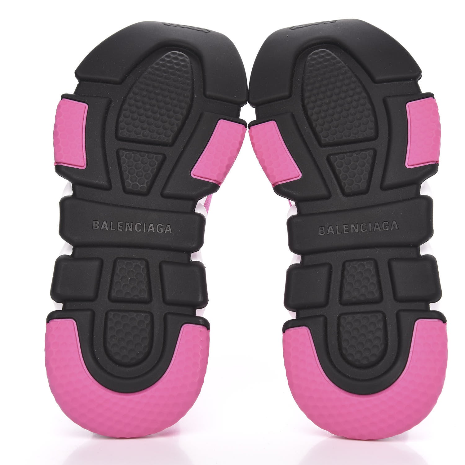 Balenciaga Neoprene Knit Tri-Color Sole Womens Speed Sneakers 38 Pink White Black 5 of 8