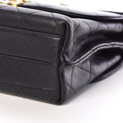 Chanel Lambskin Quilted Double Flap Black 11 of 12