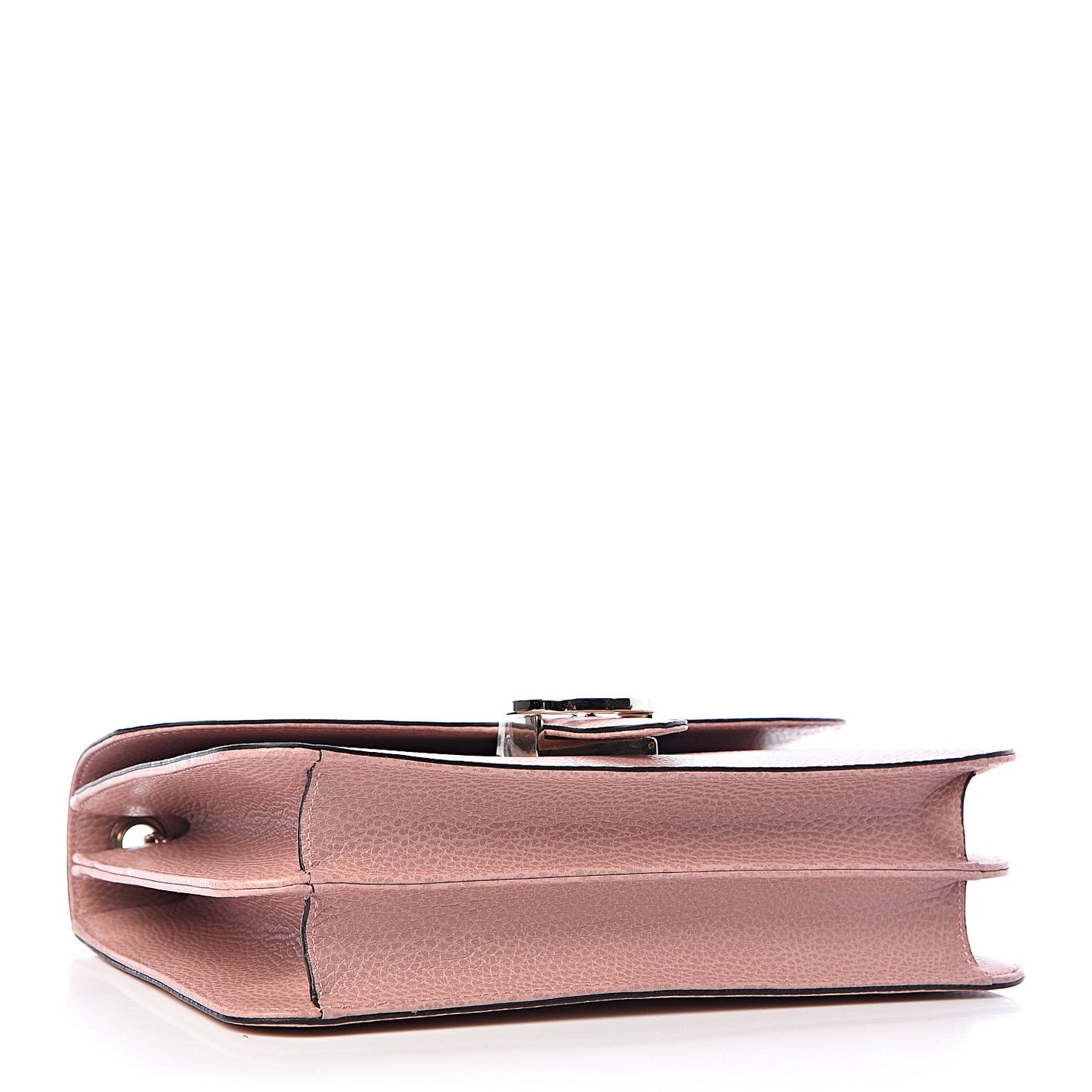Dollar Calfskin Interlocking G Shoulder Bag Soft Pink