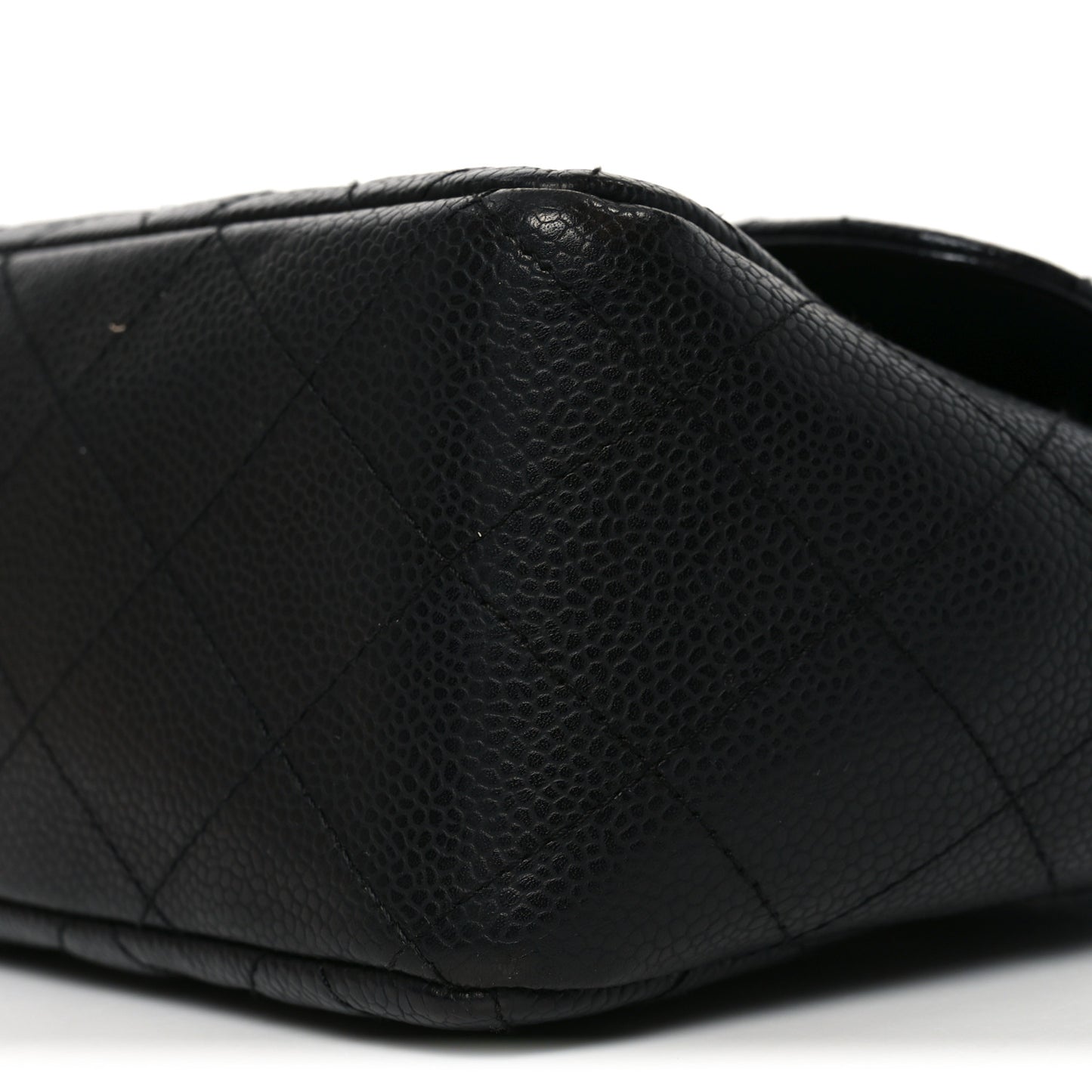 Caviar Quilted Jumbo Single Flap Black