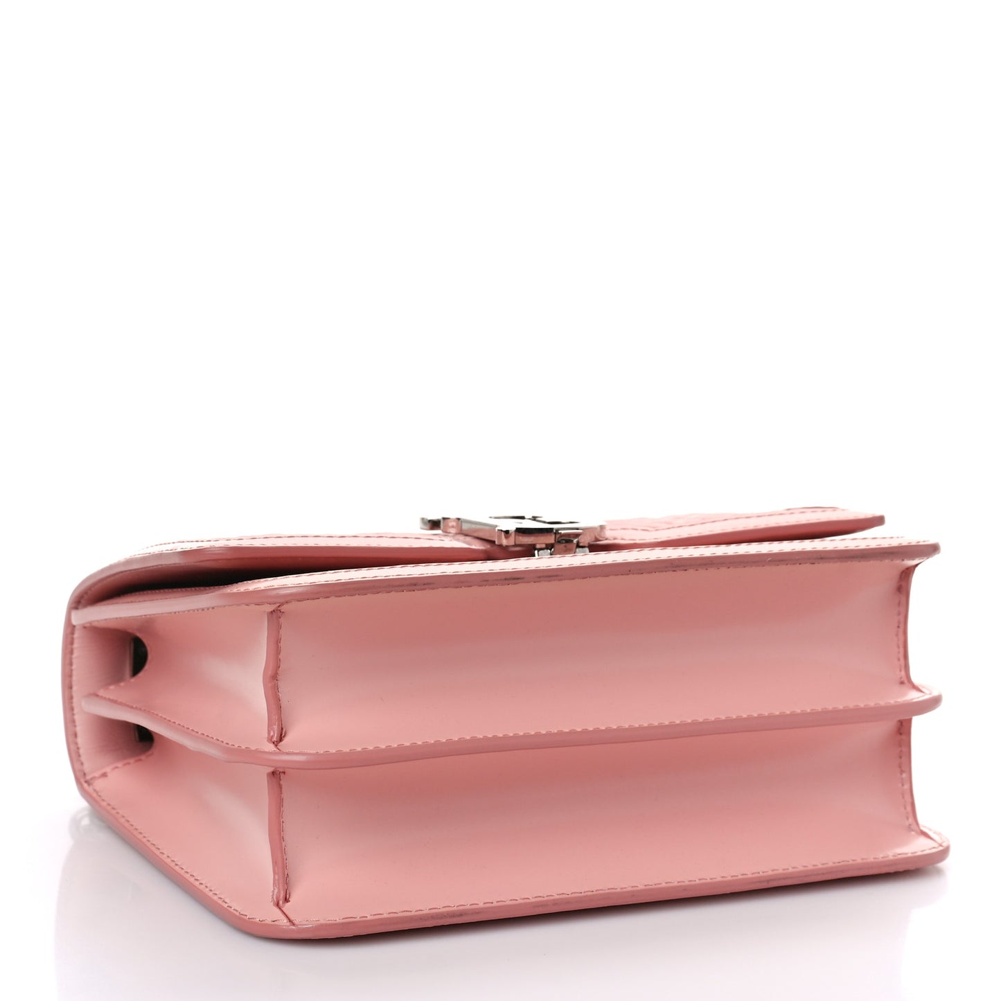 Calfskin Monogram Embossed Small TB Chain Bag Blush Pink