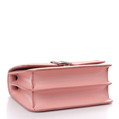 Burberry Calfskin Monogram Embossed Small TB Chain Bag Blush Pink 4 of 8