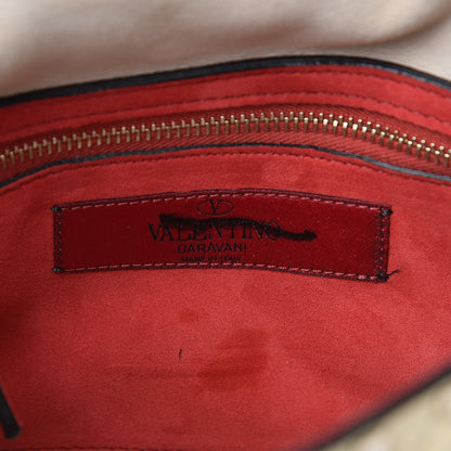 Valentino Garavani Craquele Nappa Butterfly Medium Rockstud Spike Shoulder Bag Light Ivory 7 of 10