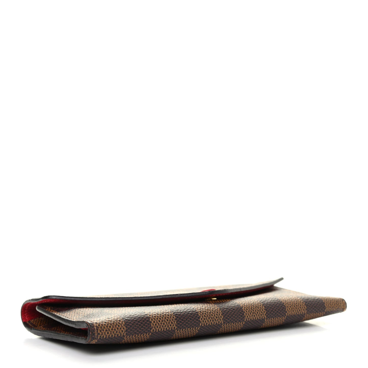 Damier Ebene Josephine Wallet Red