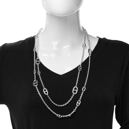Hermes Sterling Silver Farandole Necklace 160 2 of 6