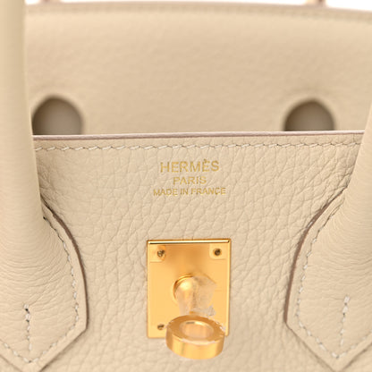 Hermes Togo Birkin 25 Craie 6 of 12