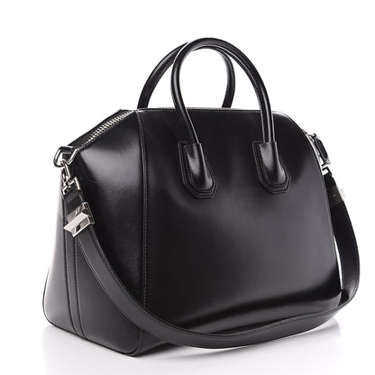 Givenchy Shiny Lord Calfskin Medium Antigona Black 2 of 11