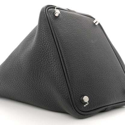 Hermes Taurillon Clemence Picotin Lock 18 PM Black 9 of 10