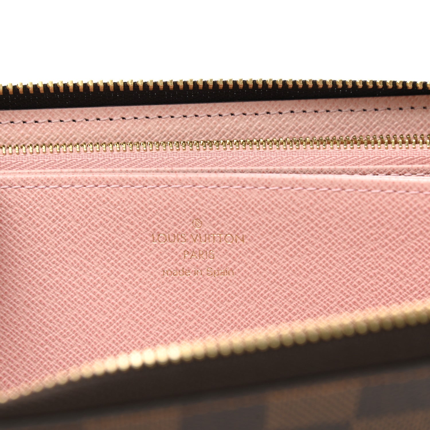 Louis Vuitton Damier Ebene Zippy Wallet Rose Ballerine 6 of 7