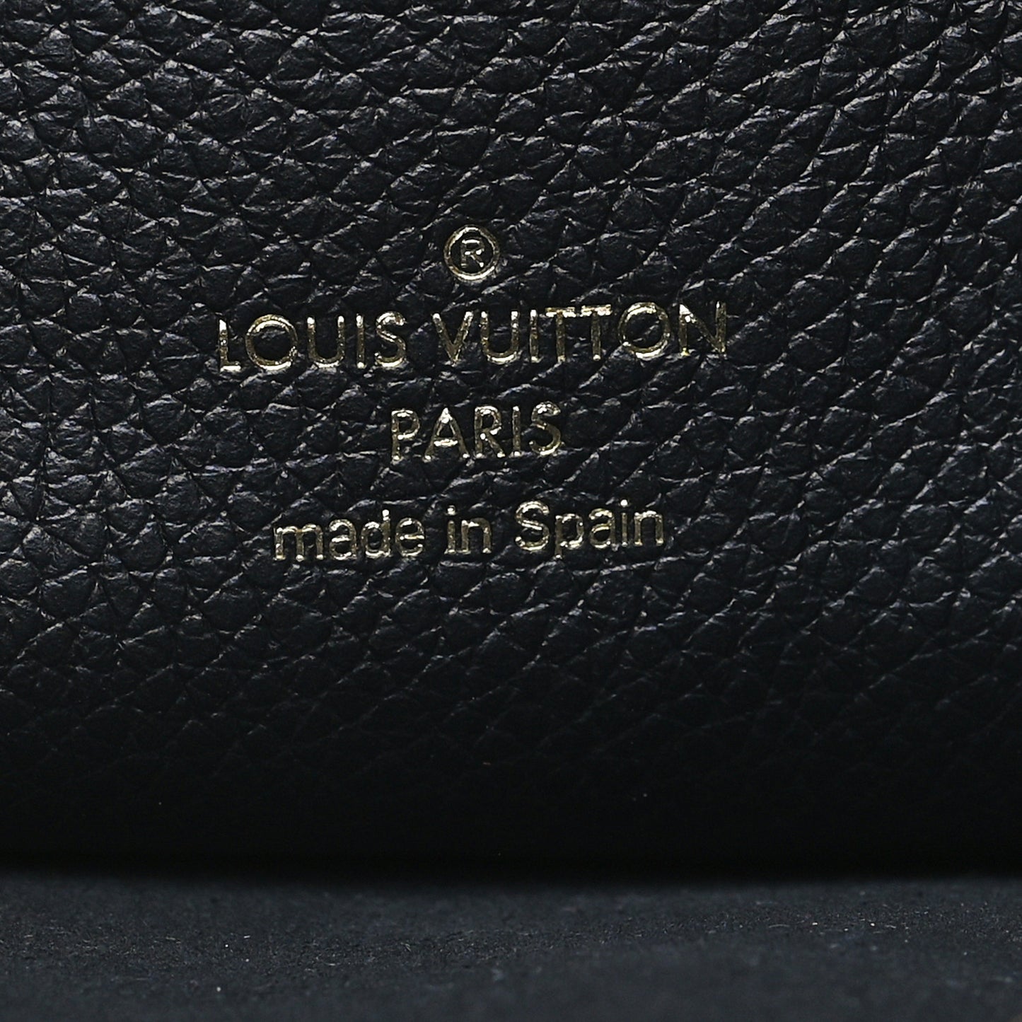 Empreinte Monogram Giant Double Zip Pochette Black Cream