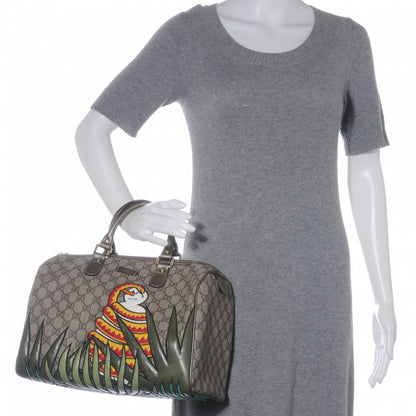 Gucci GG Plus Monogram Unicef Snowman in Africa Medium Joy Boston 2 of 8