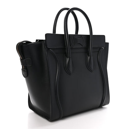 Celine Smooth Calfskin Mini Luggage Black 3 of 9
